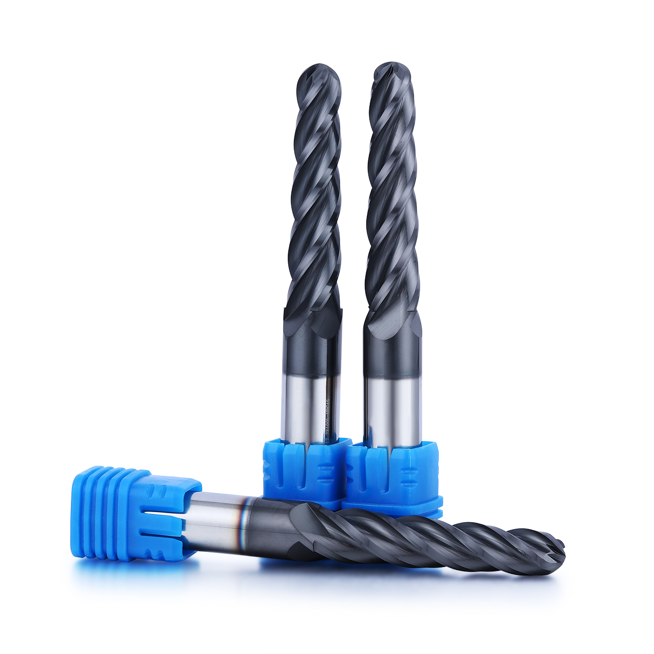 Tapered Ball Nose End Mill 4 Edges 